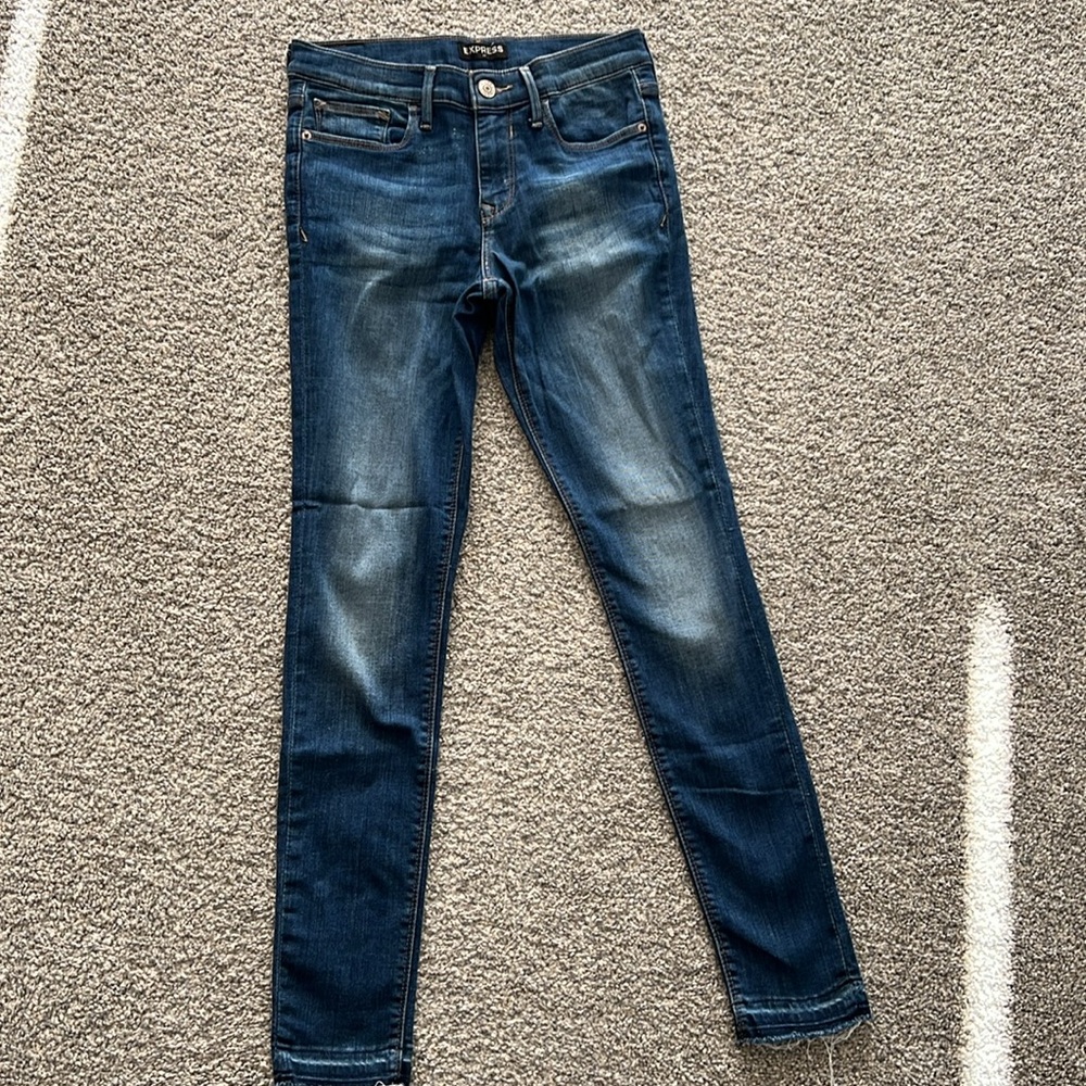 Express Denim Jean Legging. Size 4.